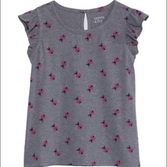 NWT Girls ladybug Flutter Graphic Tank
Crown & Ivy M - Picture 3 of 6